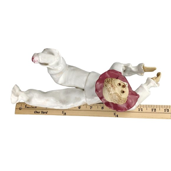 Vtg Studio Art Pottery Clown Sculpture Figurine Whimsical Artist Signed OOAK - Picture 11 of 16